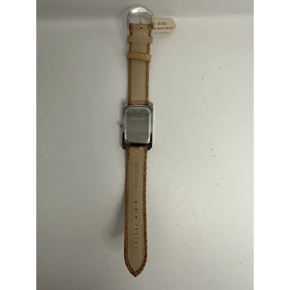 Coldwater‎ Creek Ladies Tank Watch CWC01L New Battery 29MM 7.75